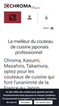 Mobile Screenshot of chroma-france.com