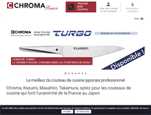 Tablet Screenshot of chroma-france.com